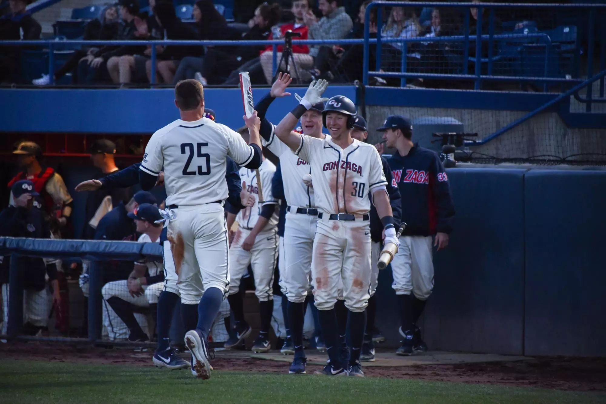 Team celebrates