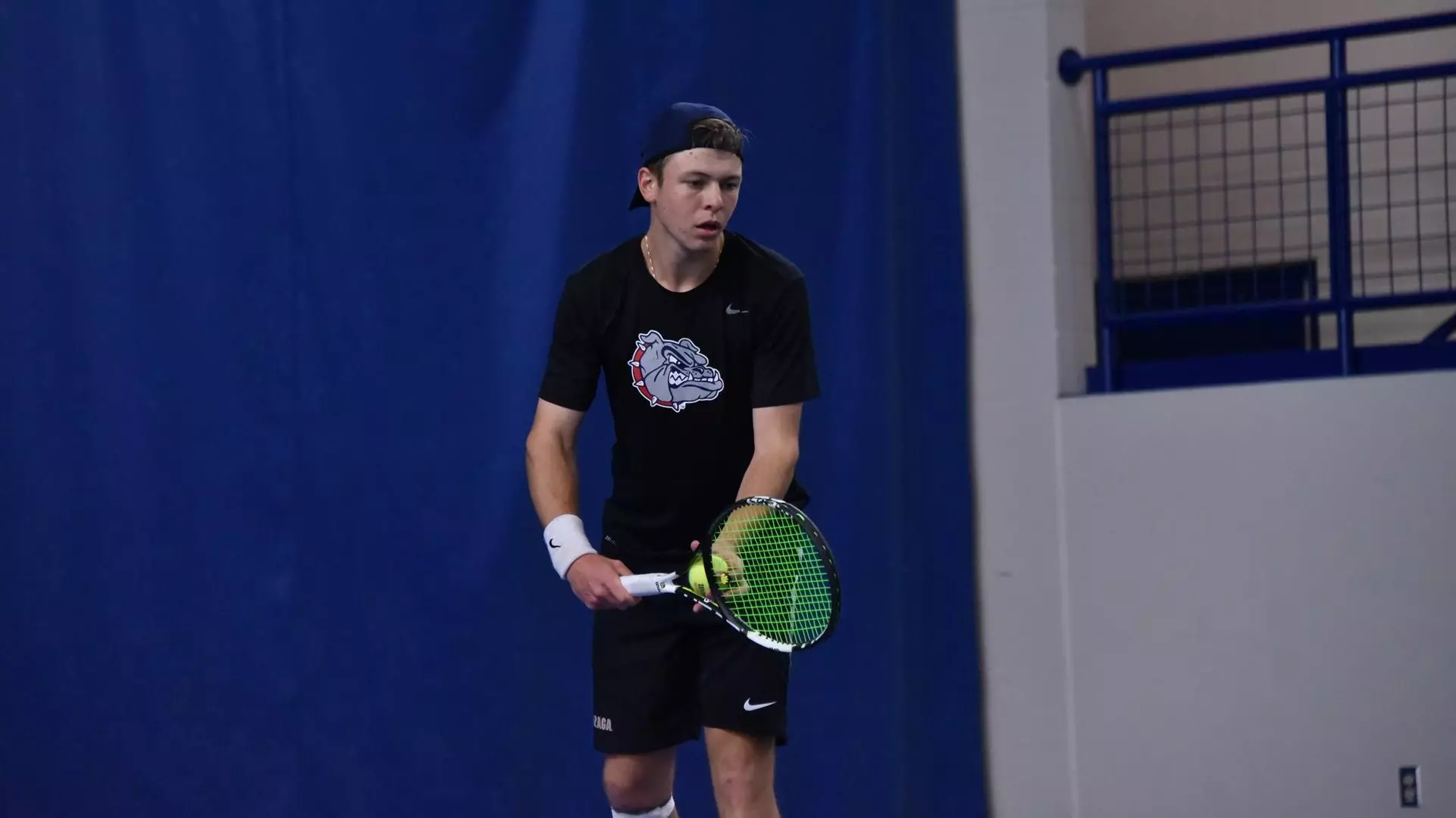 Matthew Hollingworth serves