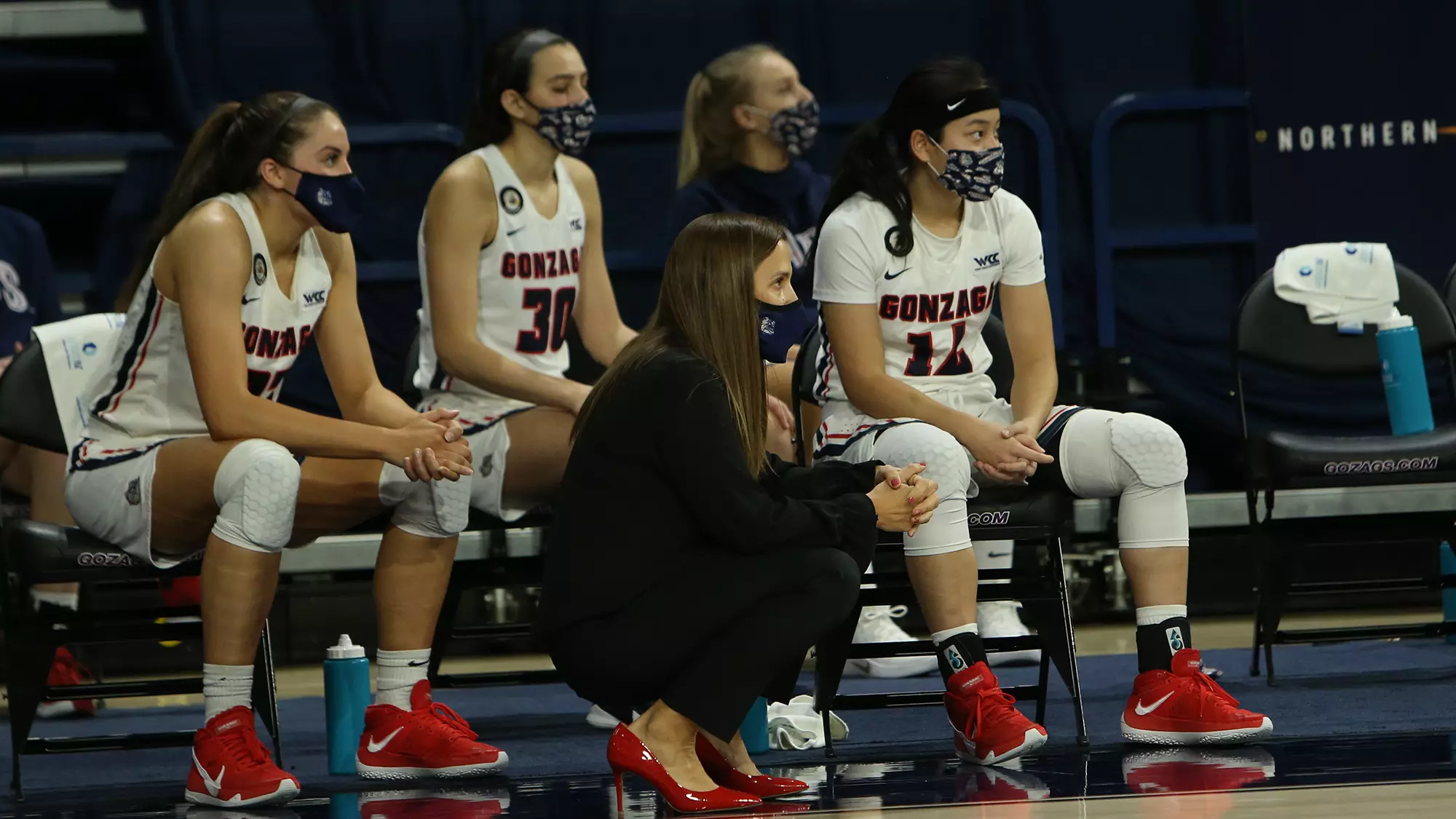 Lisa Fortier and Bench