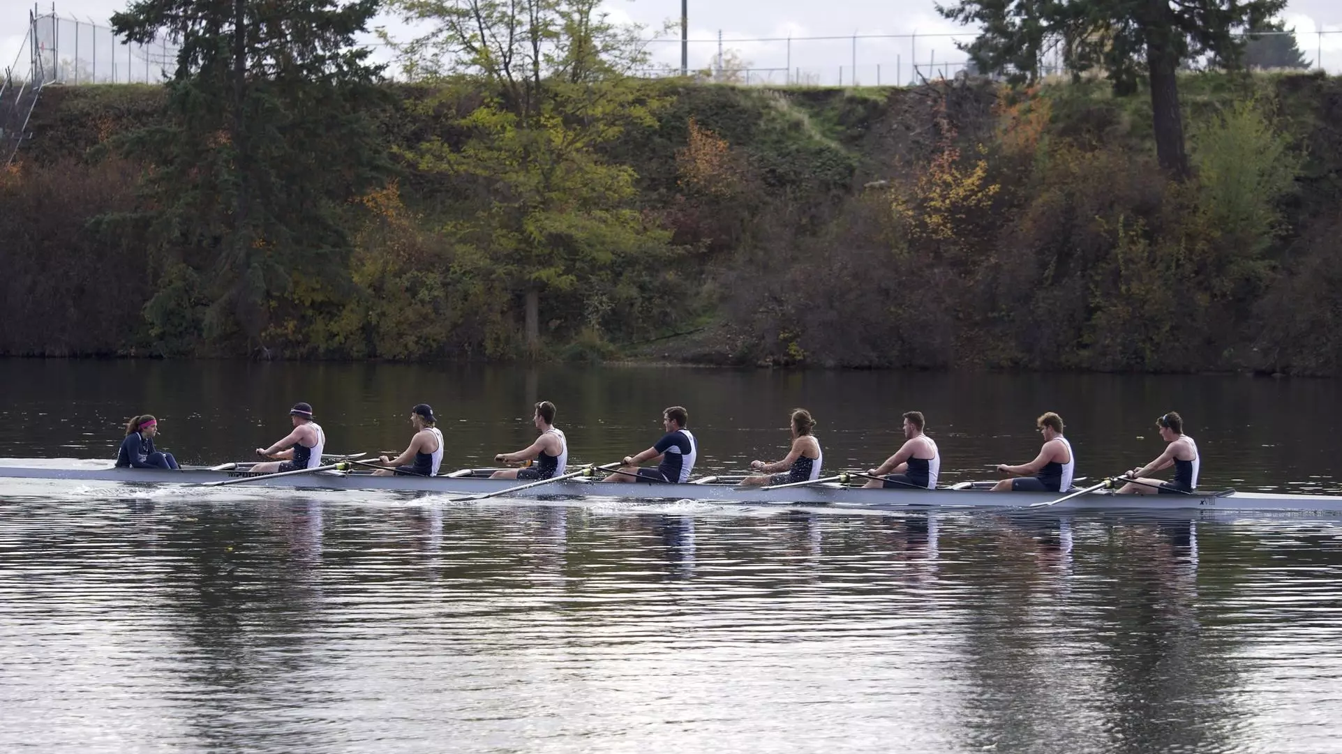 Men Rowing