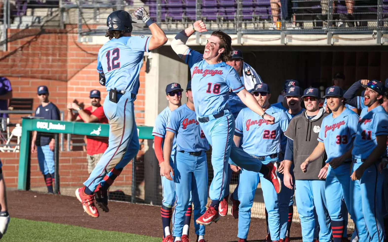 homer run celebration gcu