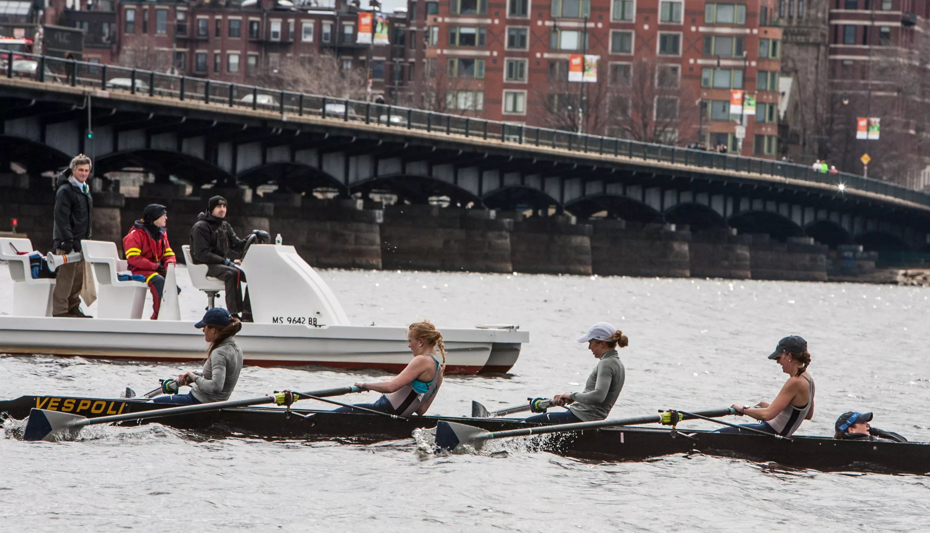 The lightweight four crossed the finish line in a time of 9:21.