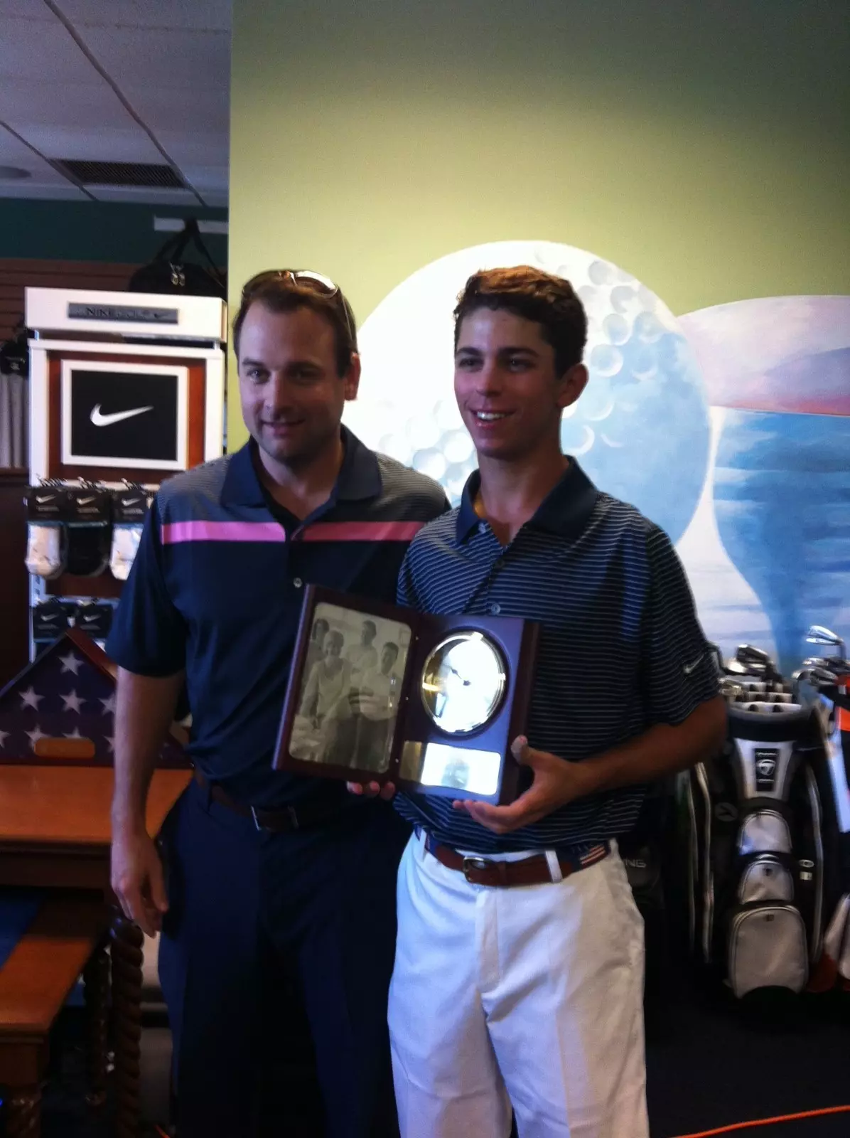 Cole Berman shot a five-under par 137 over 36 holes to lead Georgetown.