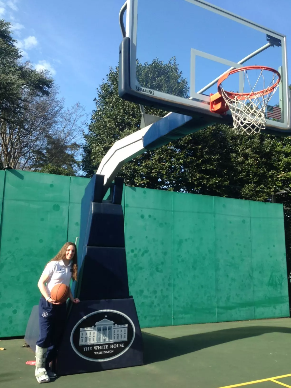 Katie McCormick on the President's Court