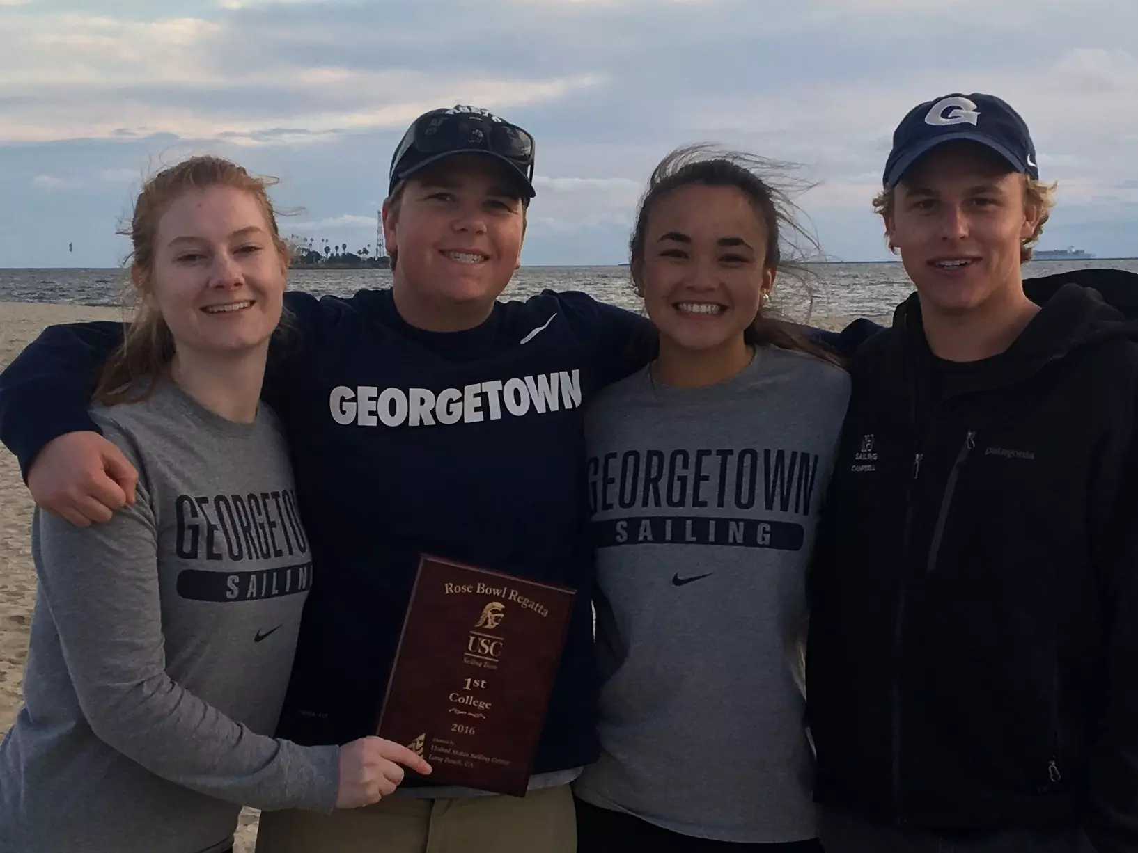 Rebecca Fung and Campbell D'Eliscu won the A division handily by 26 points.