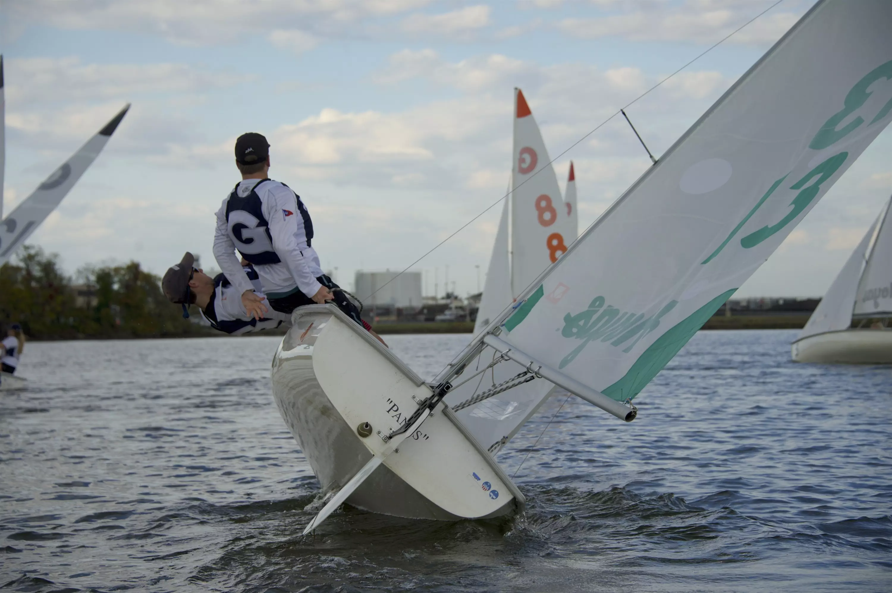 The Hoyas won the Bob Bavier Team Race in Charleston to open the spring season.