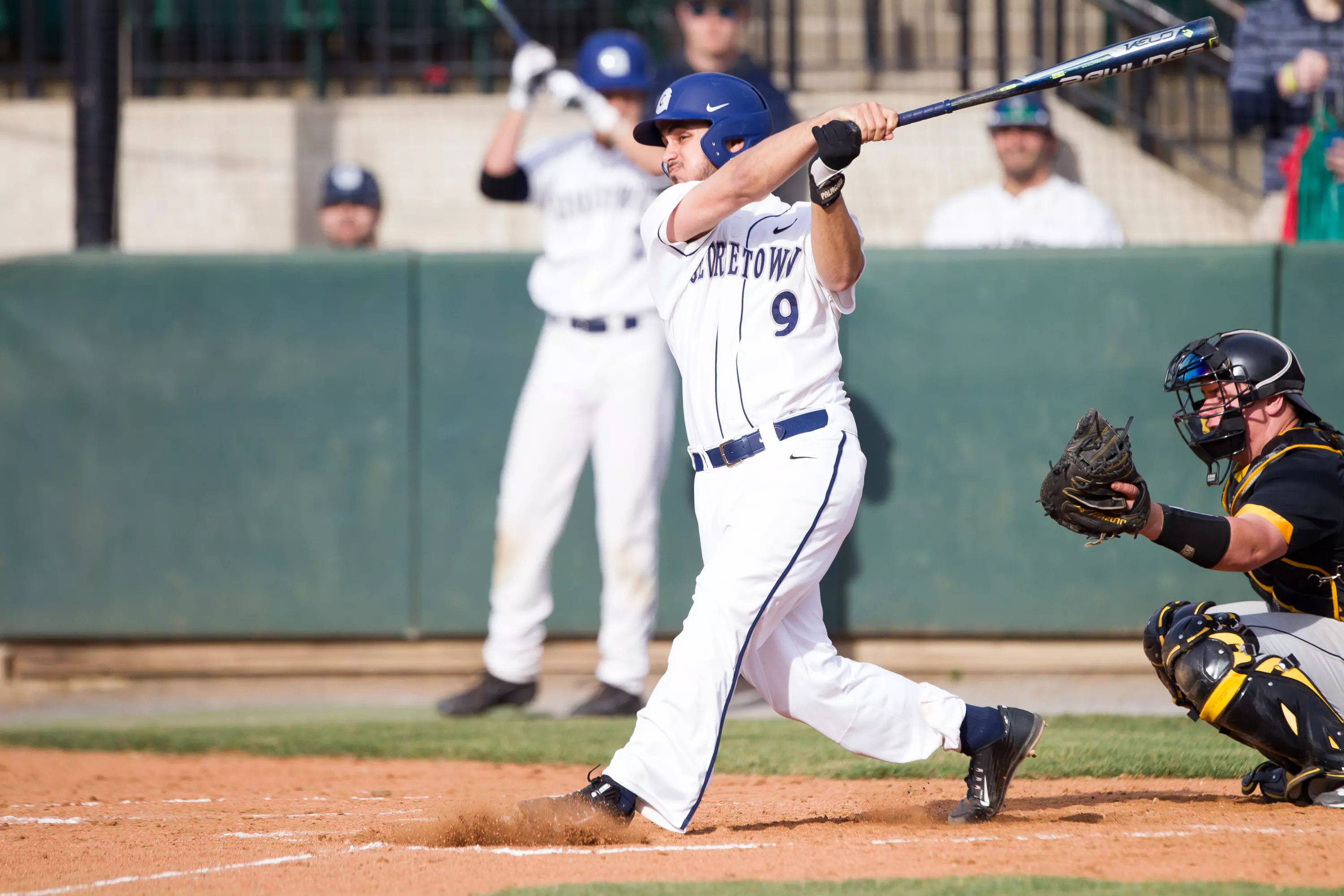 Eric Garza had a three-run double in Saturday's loss