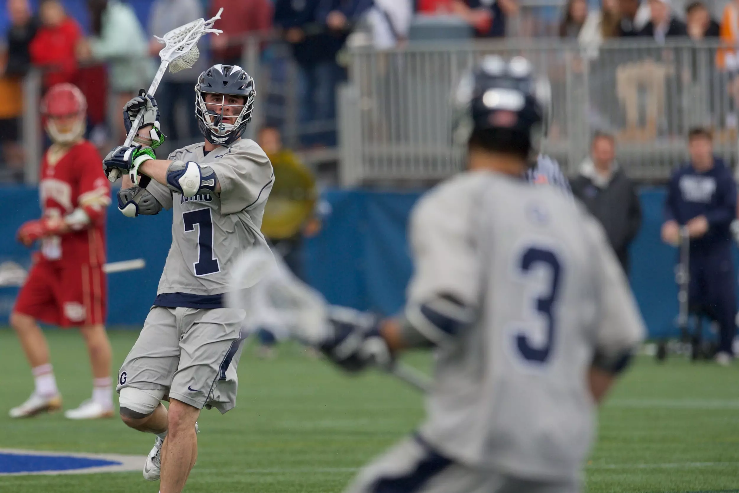 The Hoyas could not keep pace with No. 4 Denver in a 17-4 loss. 