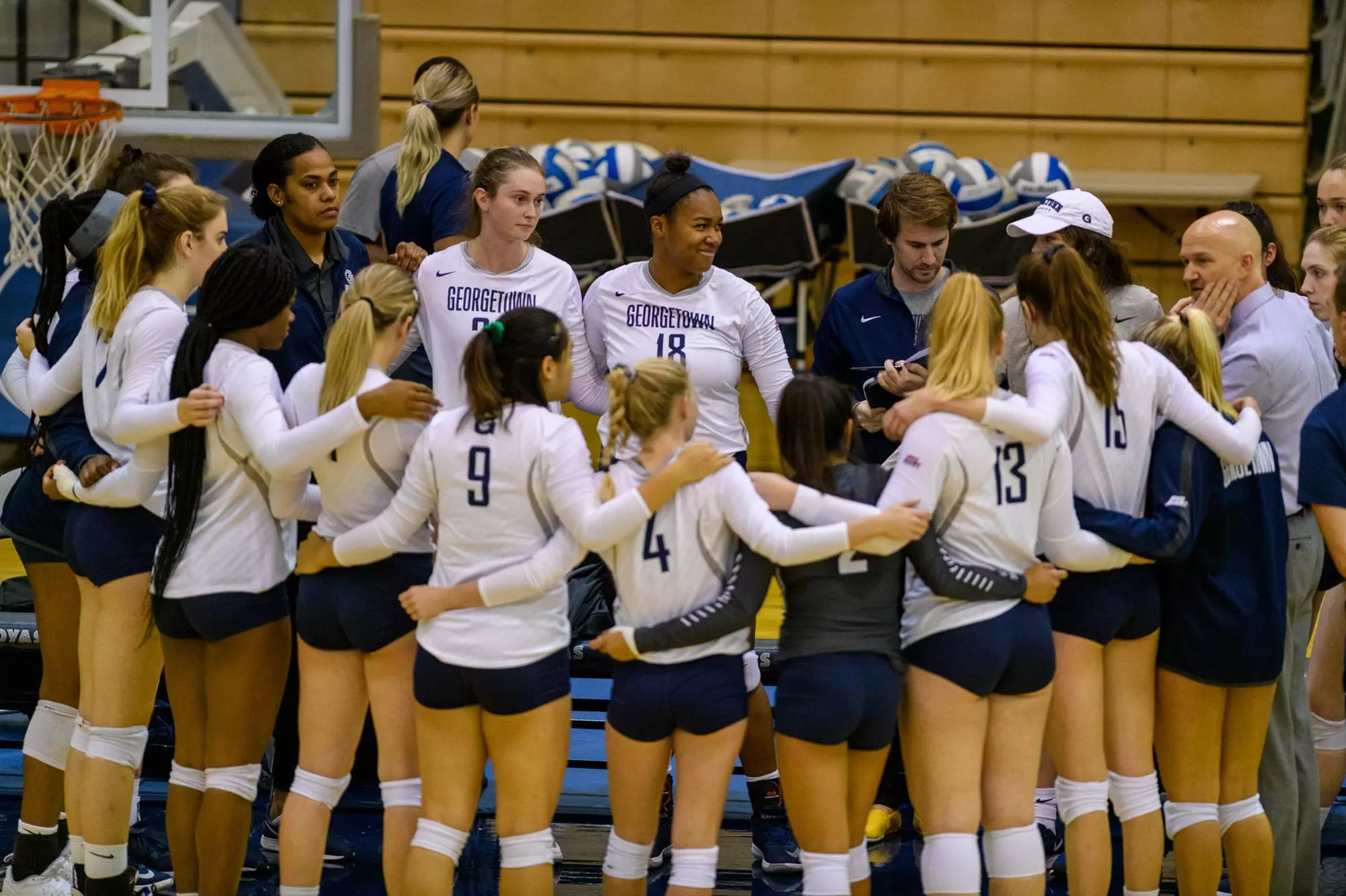 Vollleyball Huddle