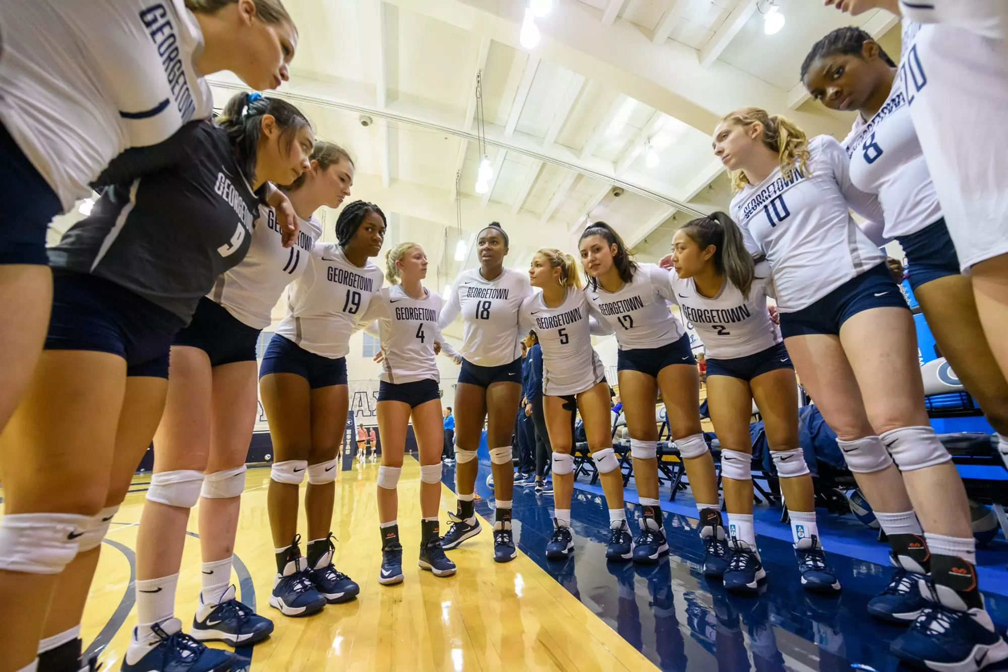Volleyball Huddle