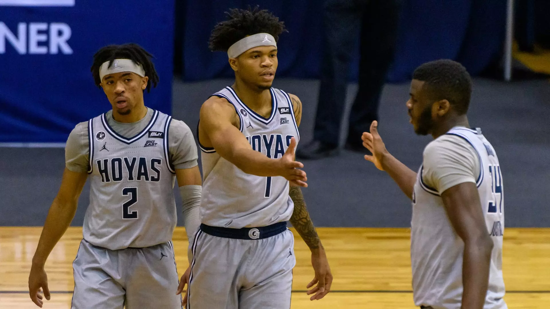 Harris, Pickett, Wahab - MBB vs. Seton Hall