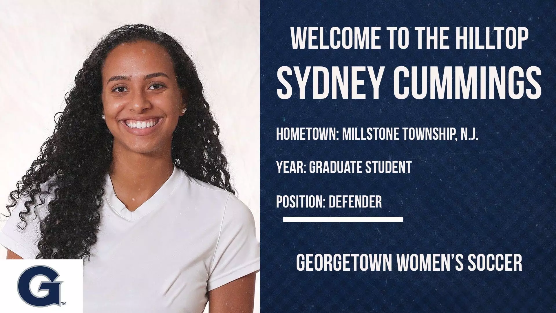 Sydney Cummings Welcome Graphic
