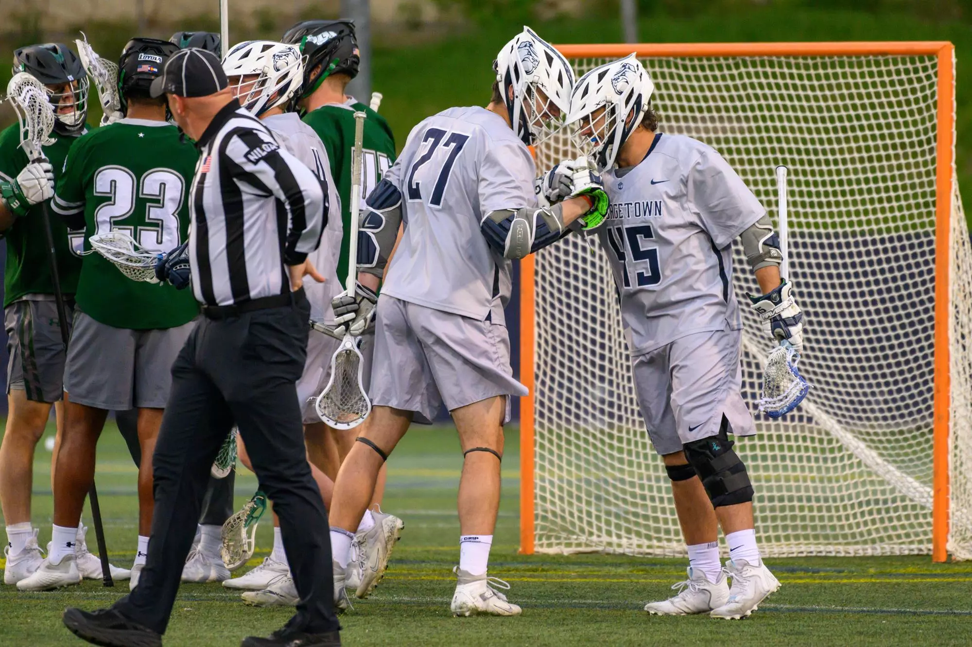 Men's Lacrosse Celebration