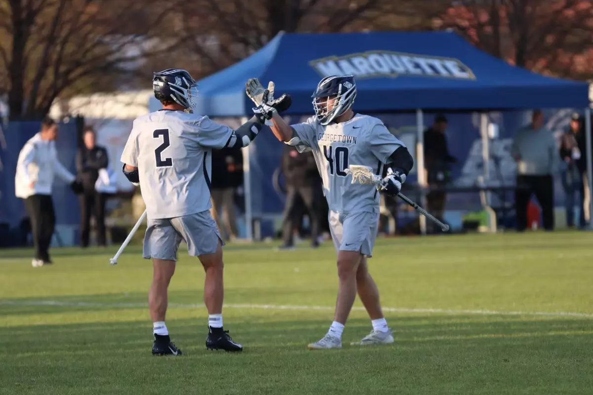 Men's Lacrosse Celebration