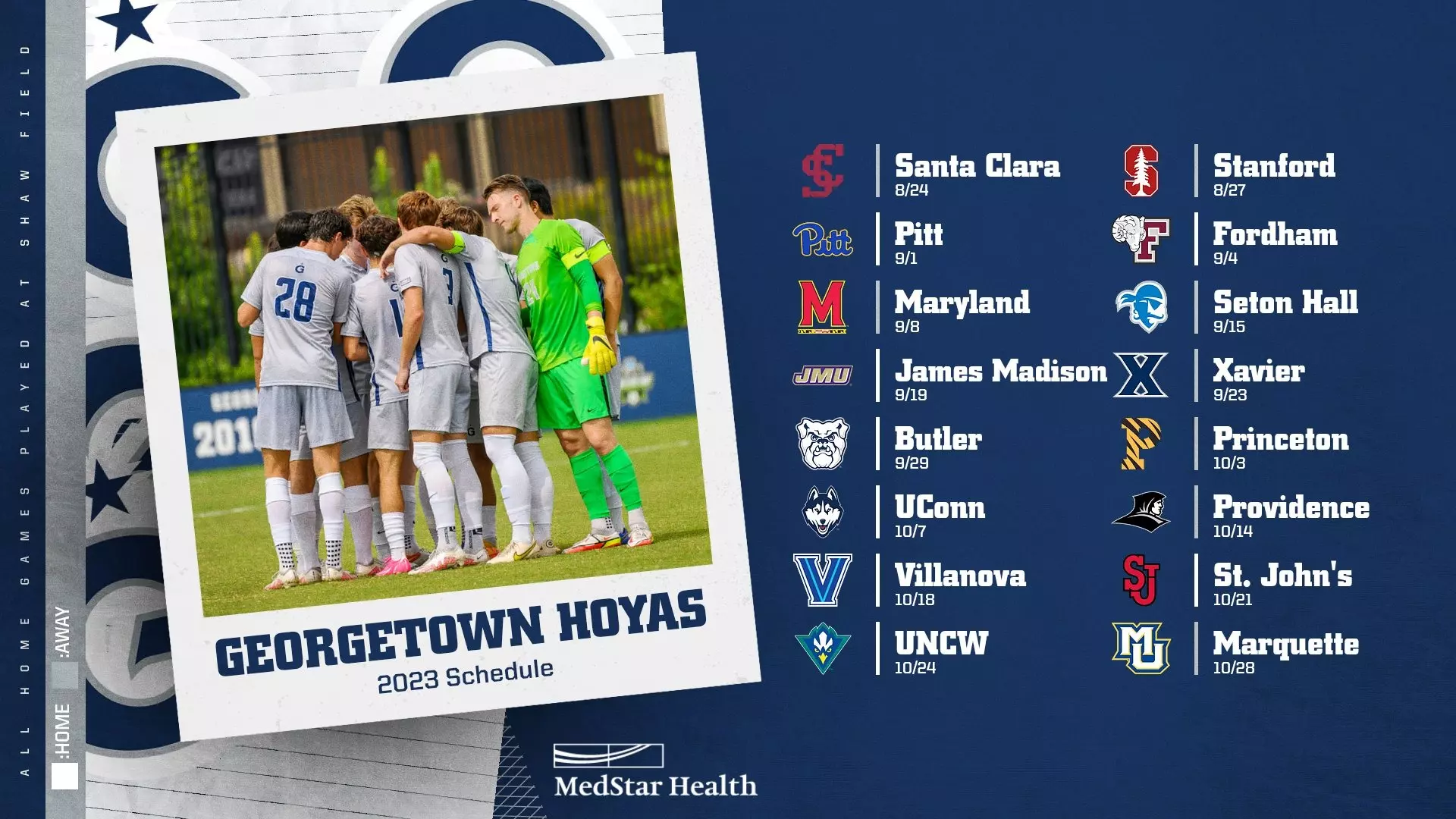2023 Men's Soccer Schedule