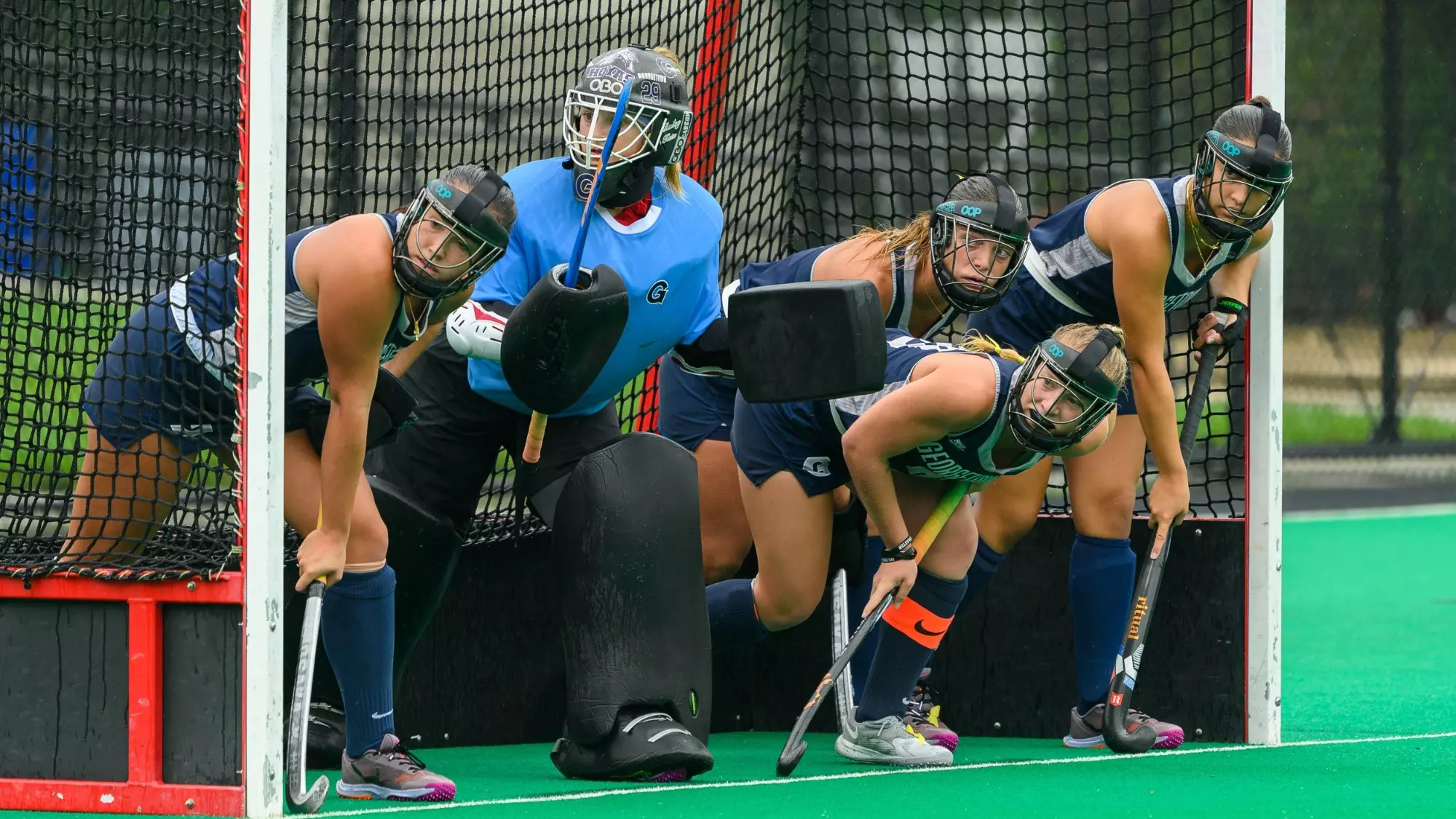 Georgetown Field Hockey Penalty Corner