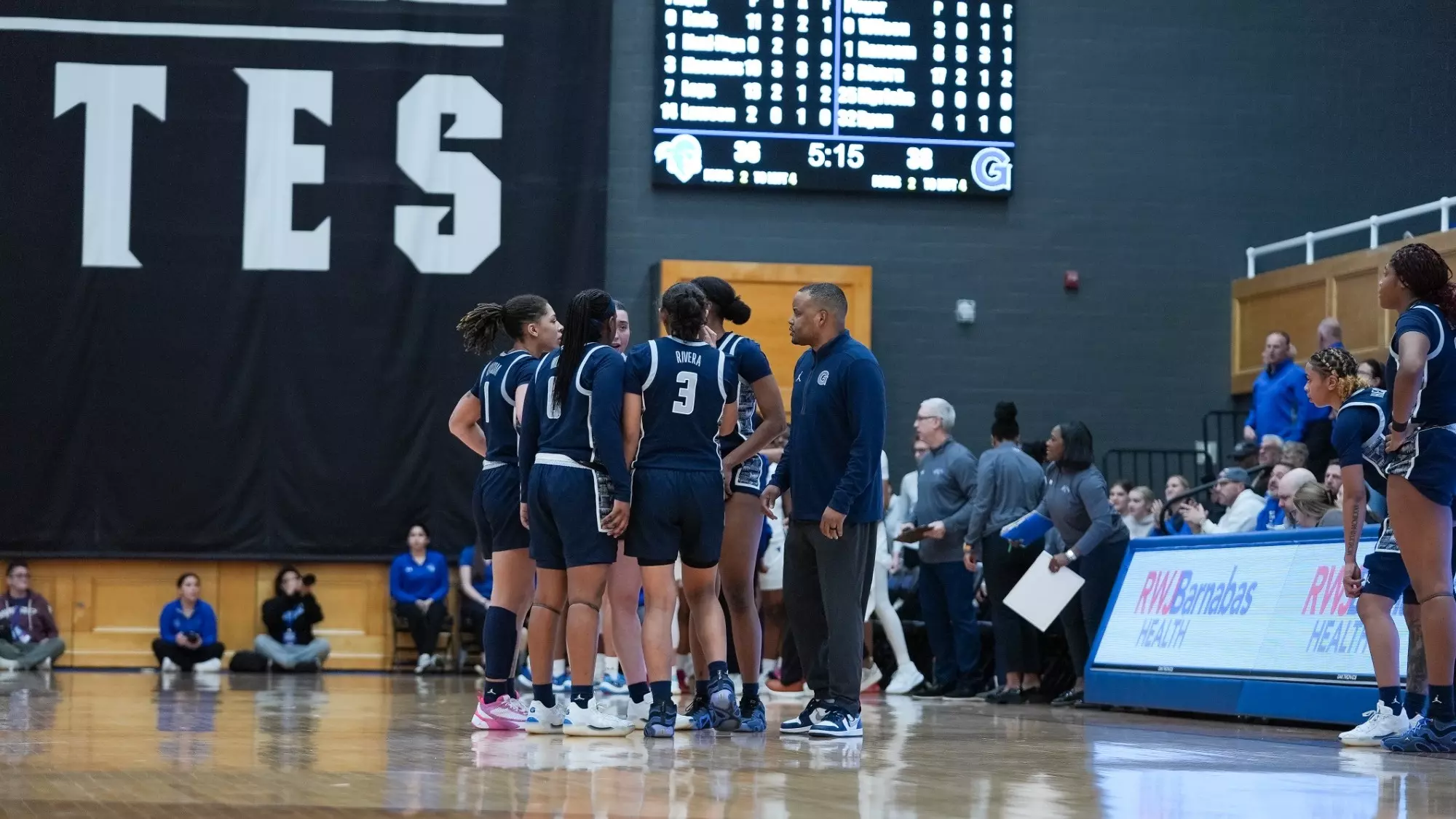 Women's Basketball Huddle