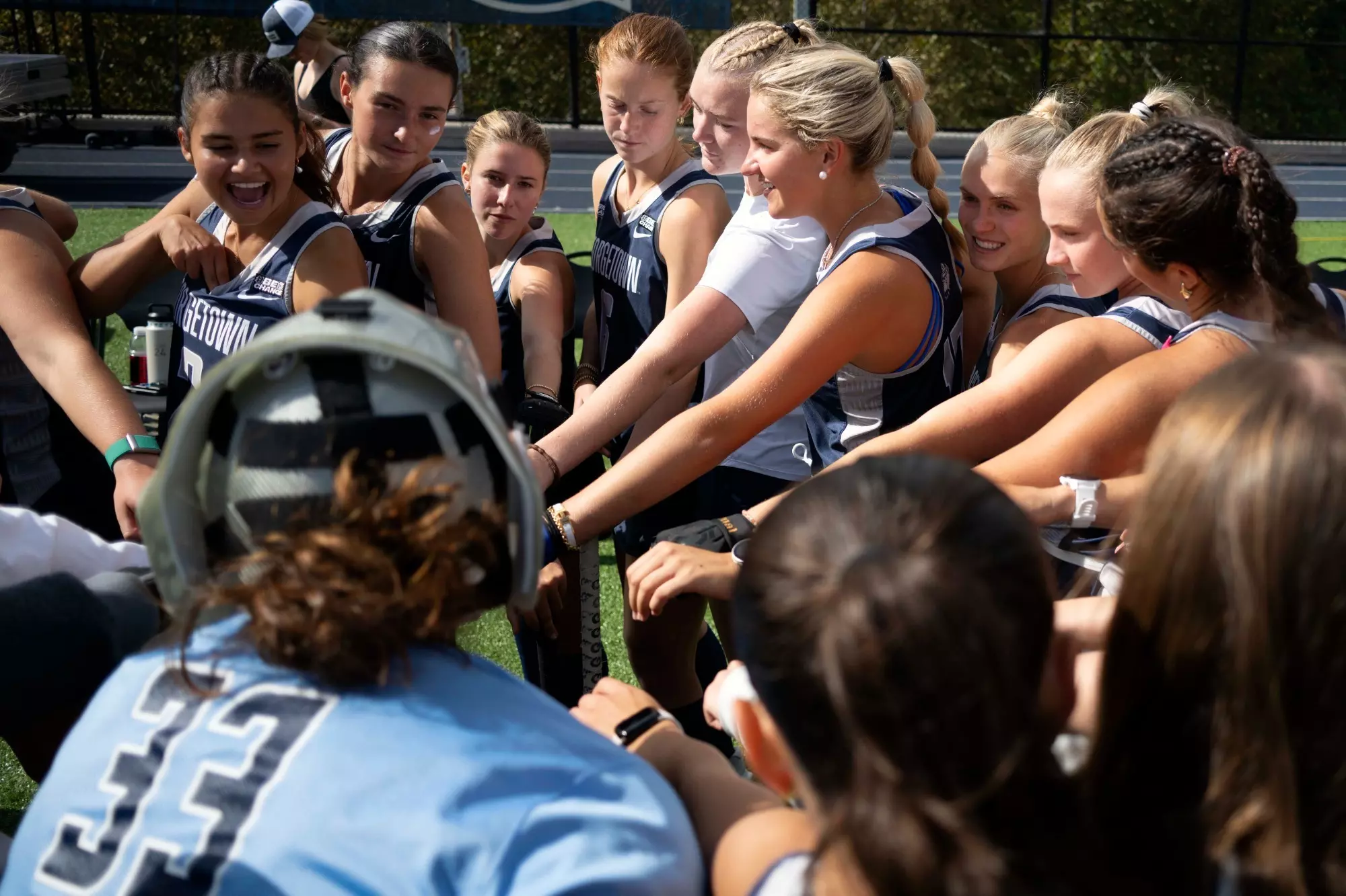 Field Hockey Huddle