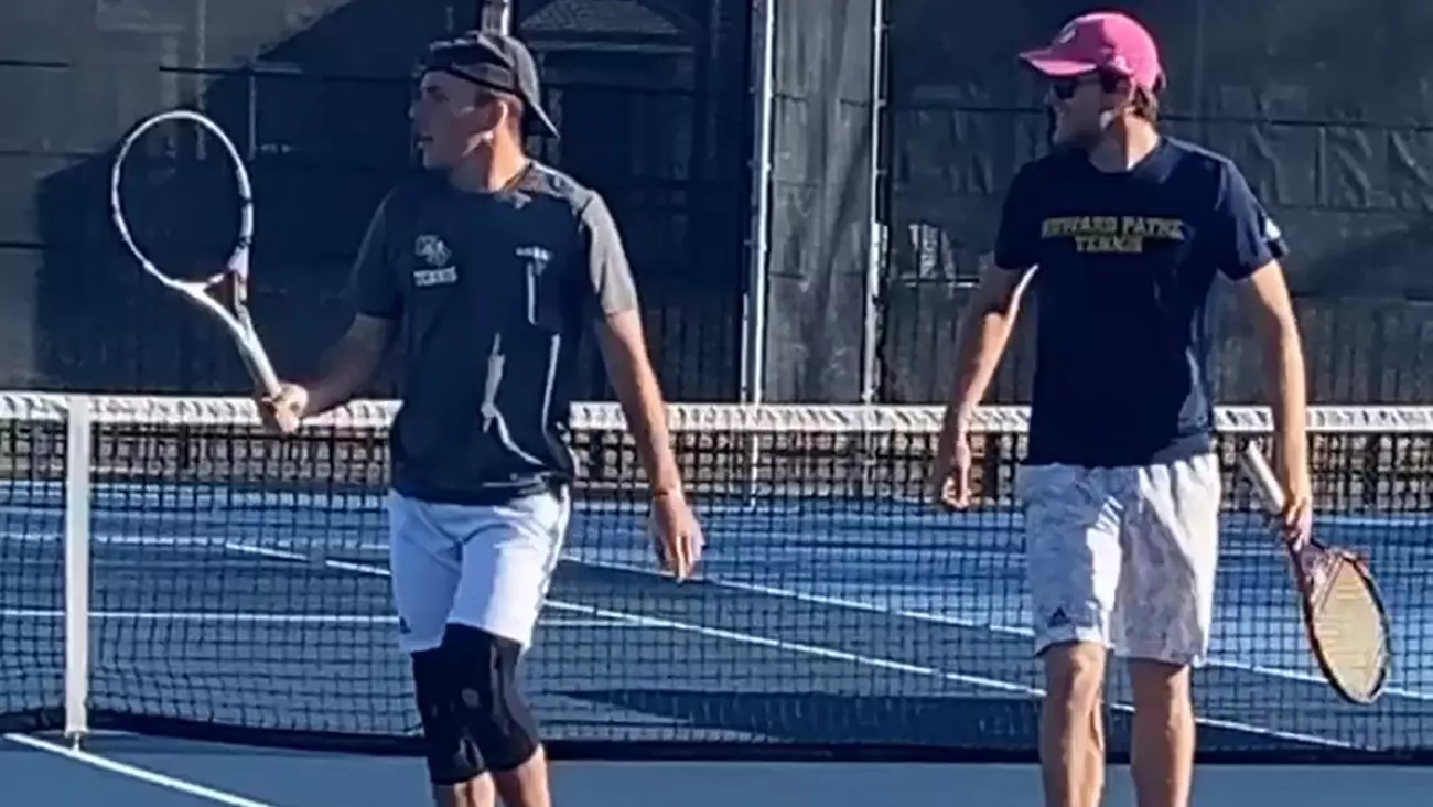 MTennis #2 doubles vs LETU 20-21