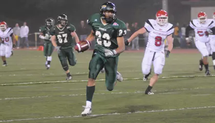 Matt Smith with the ball