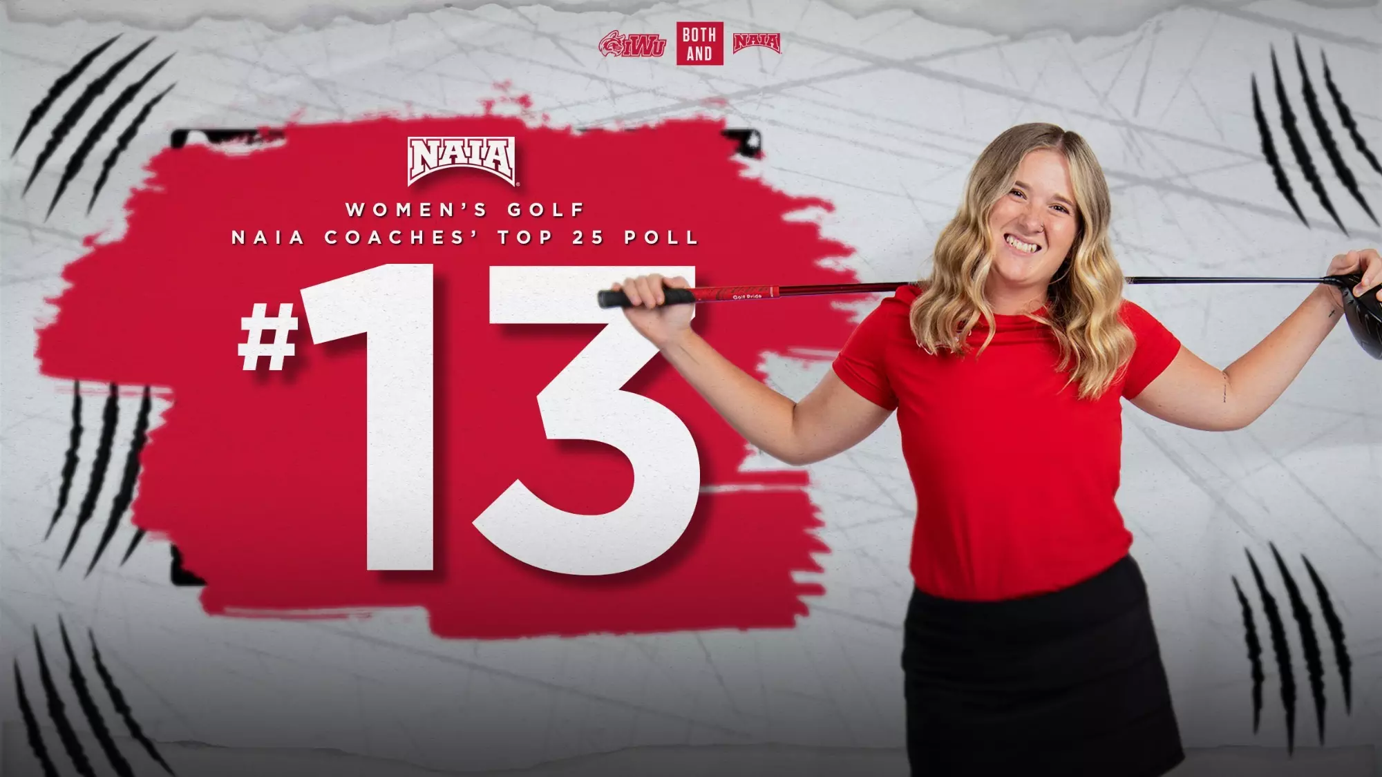 WOMEN'S GOLF VOTED NO. 13 IN NAIA COACHES' TOP25 POLL Indiana