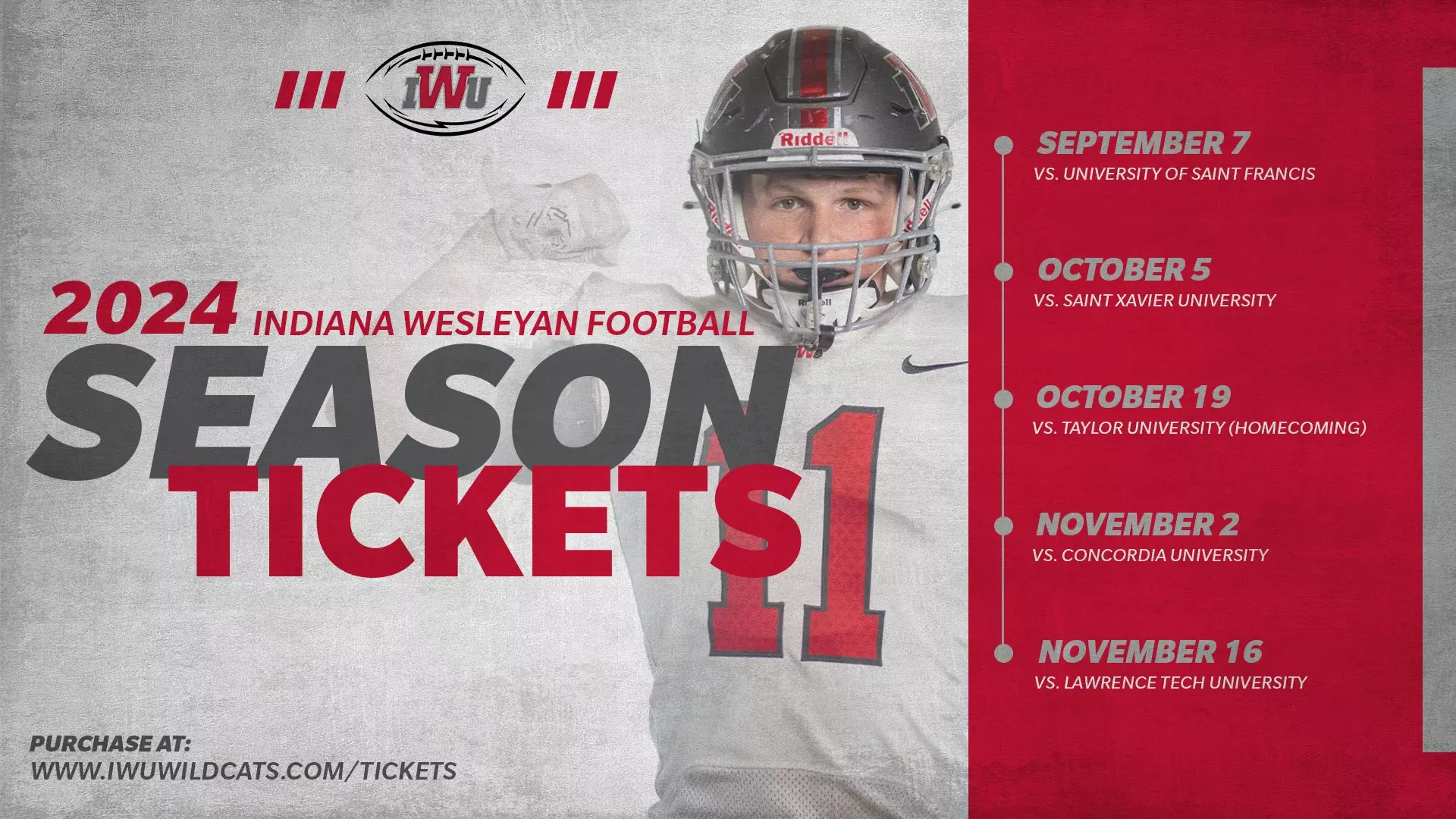 FOOTBALL 2024 SEASON TICKETS ON SALE NOW Indiana Wesleyan University