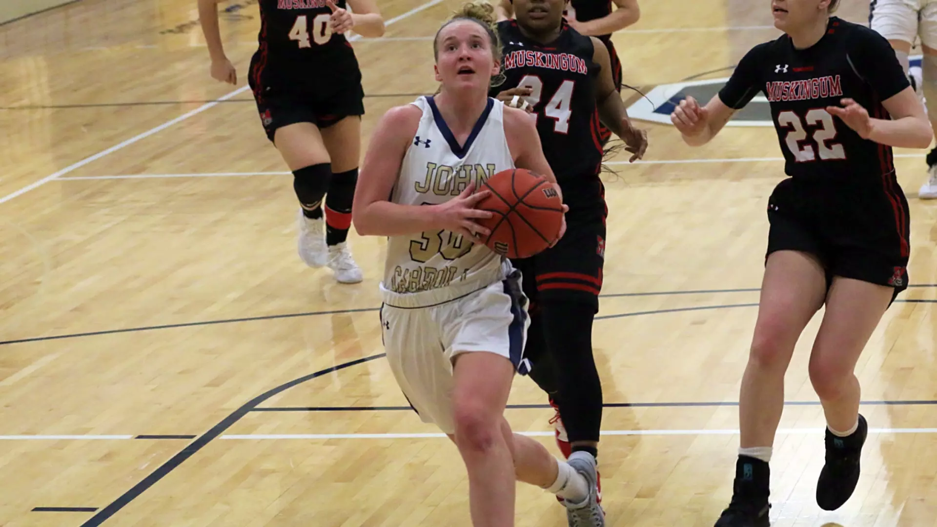 Abby Adler had a career-high 11 rebounds against Muskingum Saturday