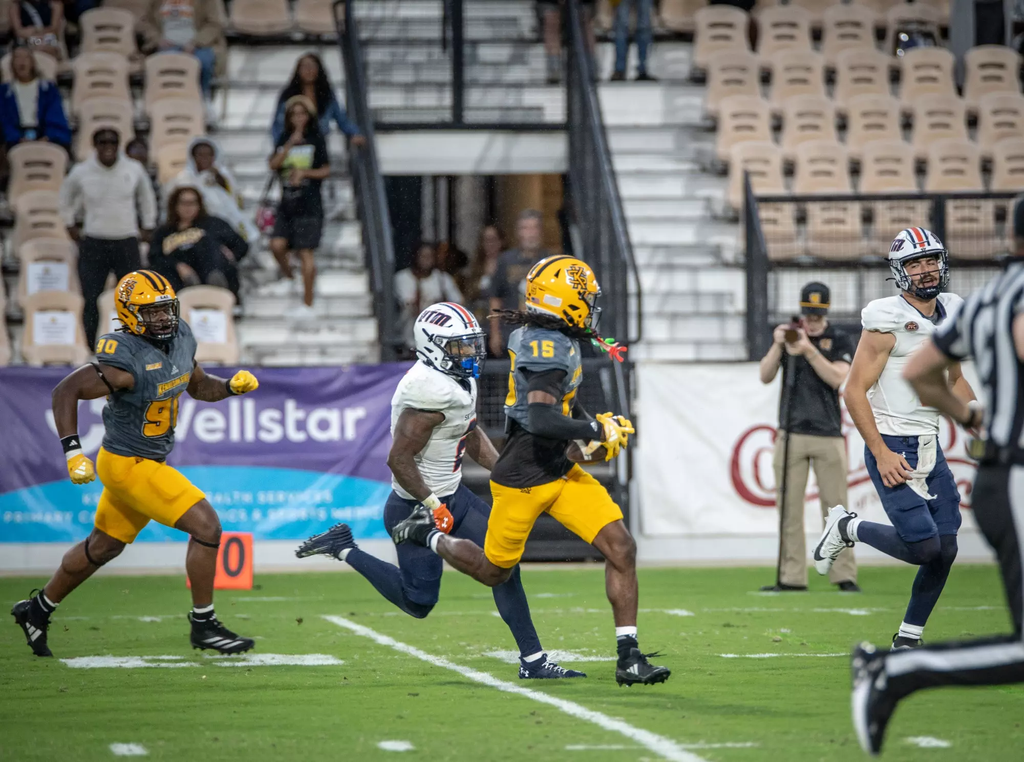 Kennesaw State Owls take on New Mexico State Aggies in Kennesaw Ga. This is the conference opener for the Kennesaw State Owls.