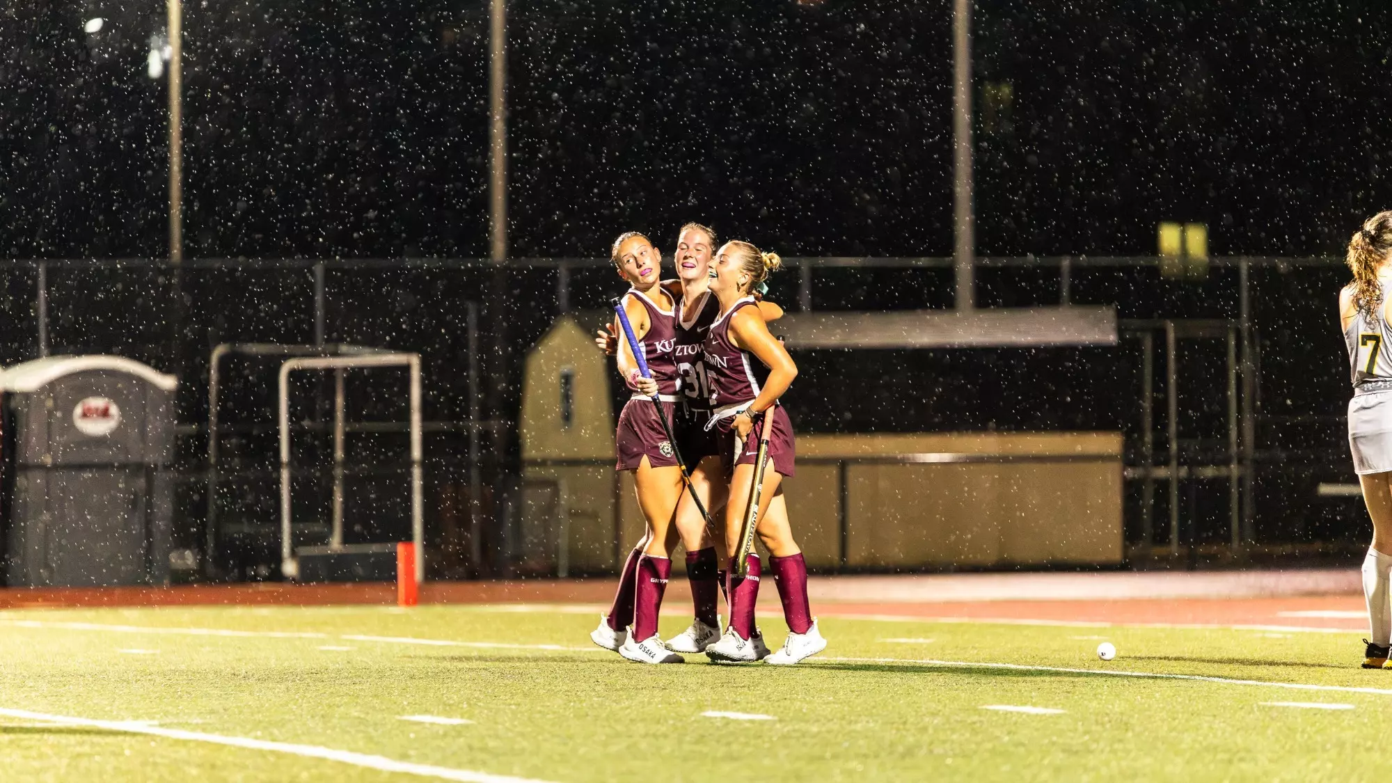 KU Field Hockey celebrating vs. Millersville 092425