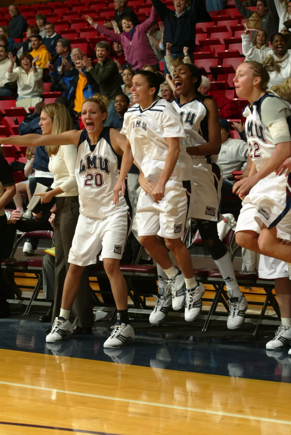 Twelve different players scored for LMU this afternoon in the win over USD.