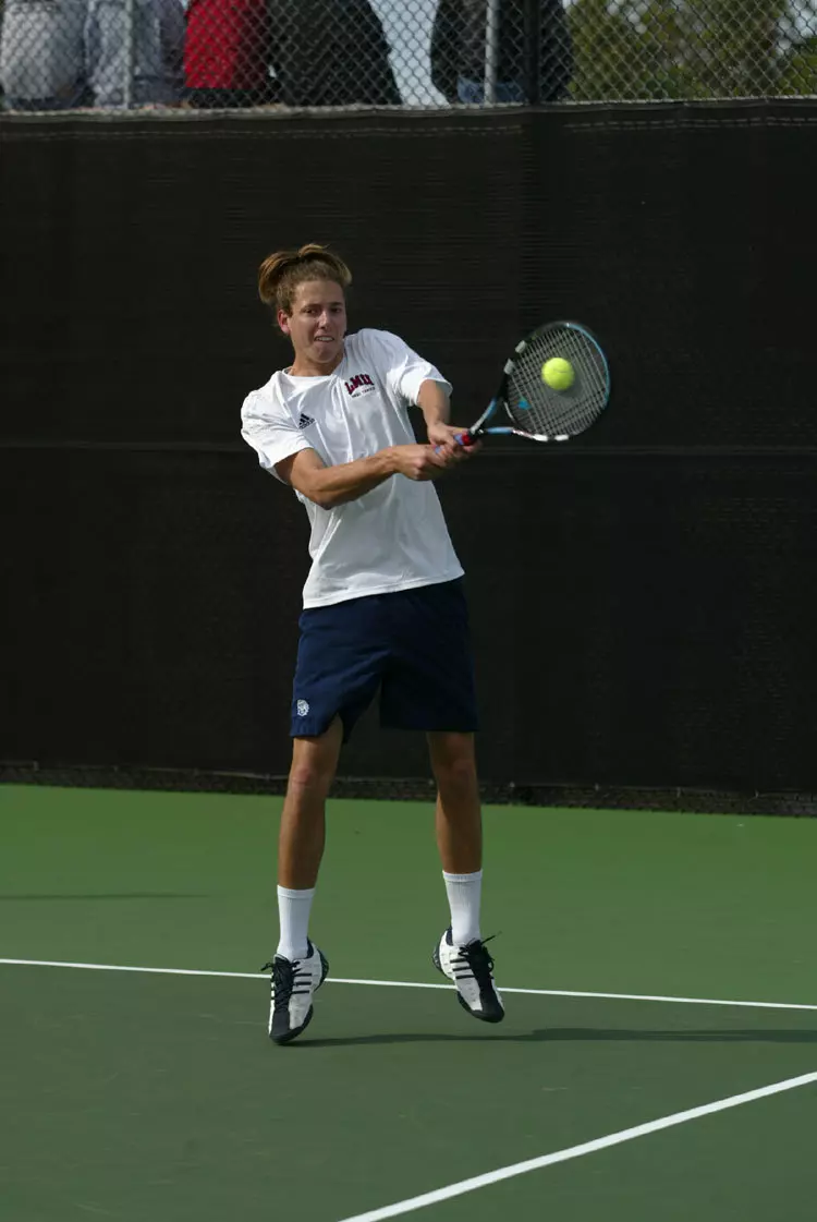 Sophomore Matt Phillips posted a 6-3, 6-0 win against New Mexico State Saturday.