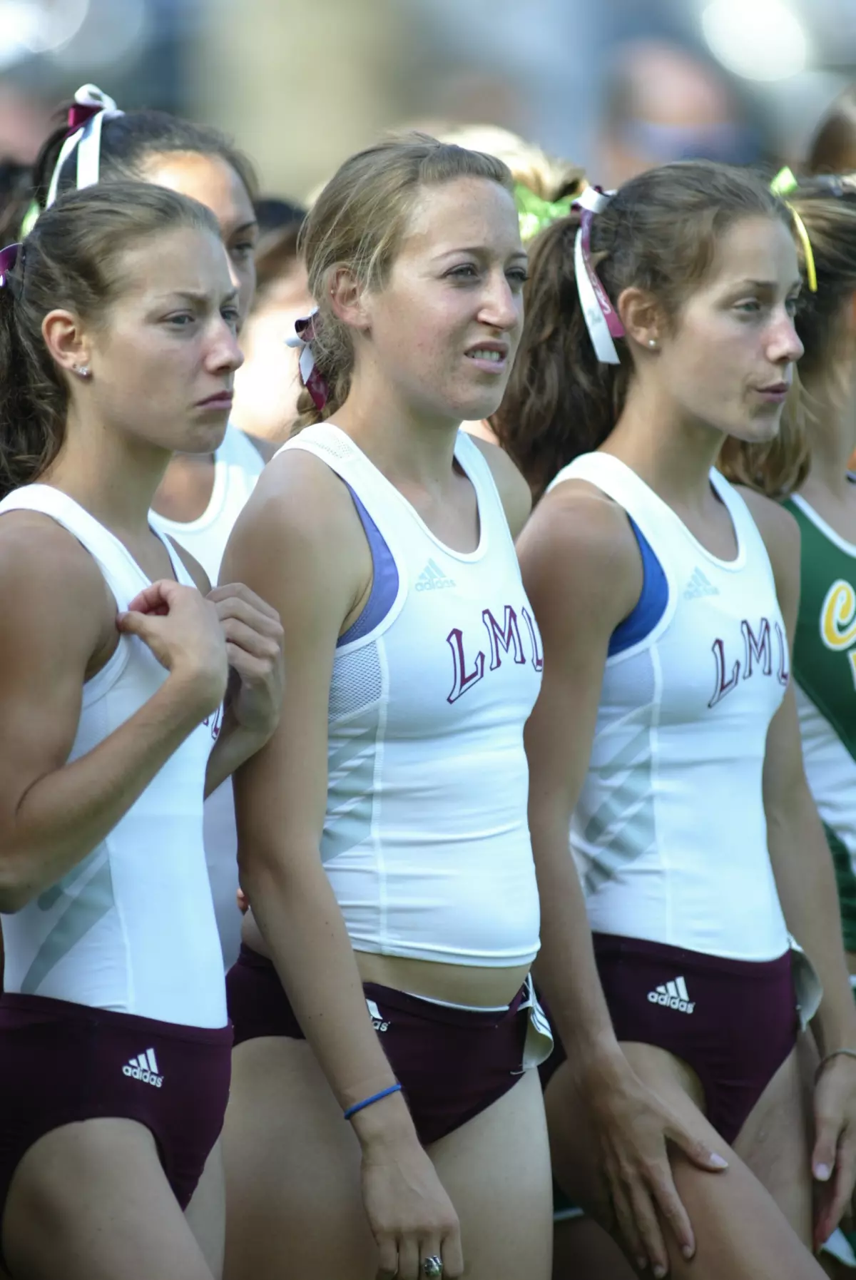 Sara Mickelson, Brittany Rezowalli, and Laura Mickelson will run this Saturday with the Lions at the Long Beach Relays.