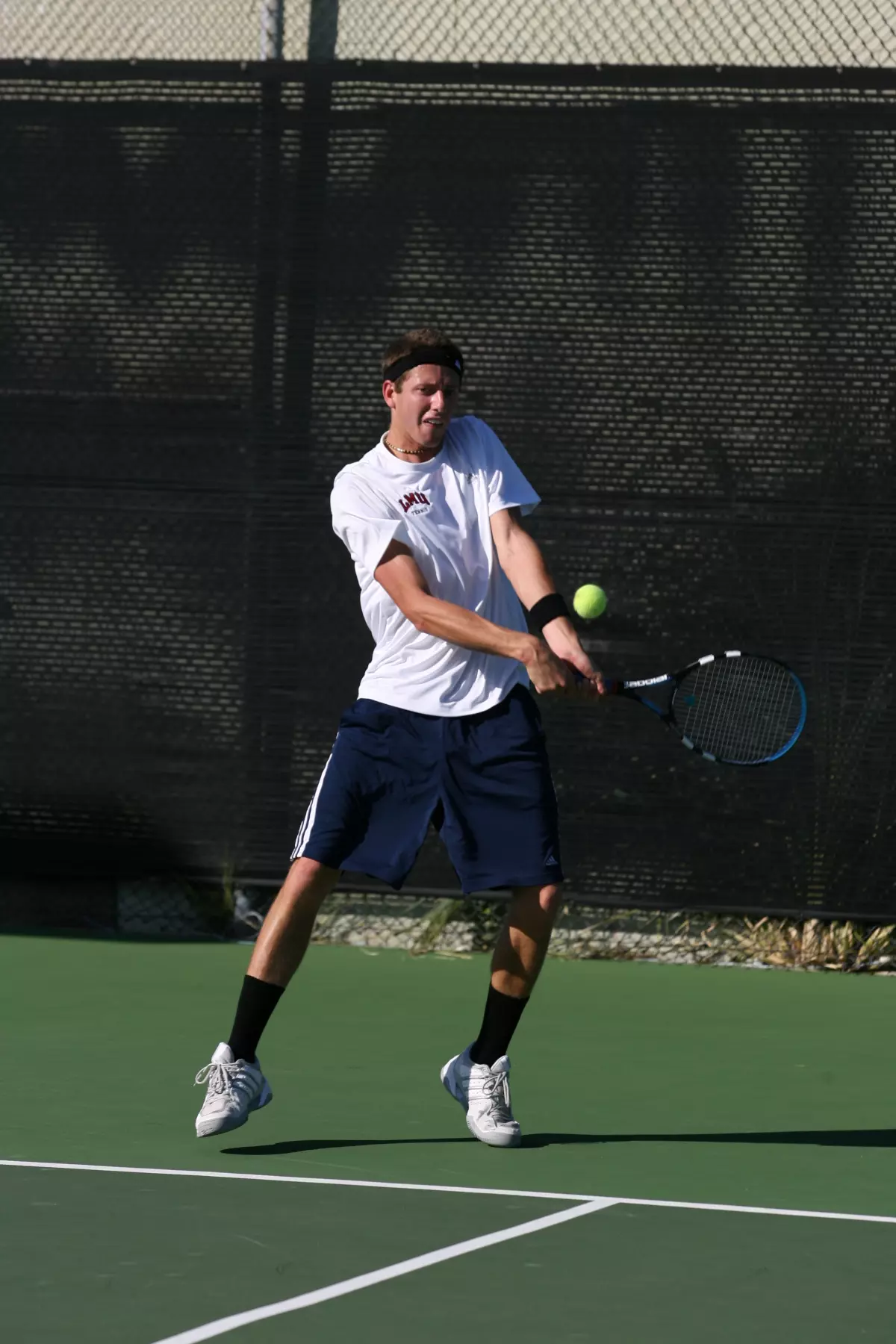 Matt Phillips was a winner in both singles and doubles Sunday at UC Davis.