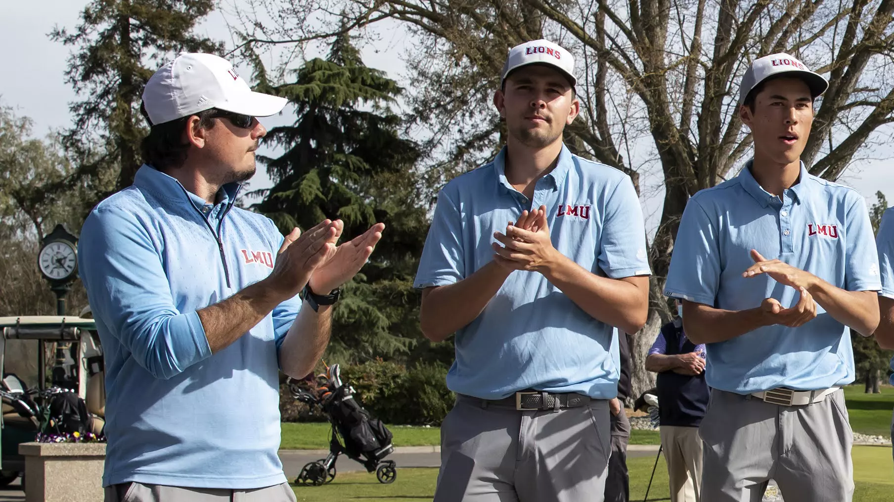 Coach Mike McCabe Cameron Meeks Riley Lewis