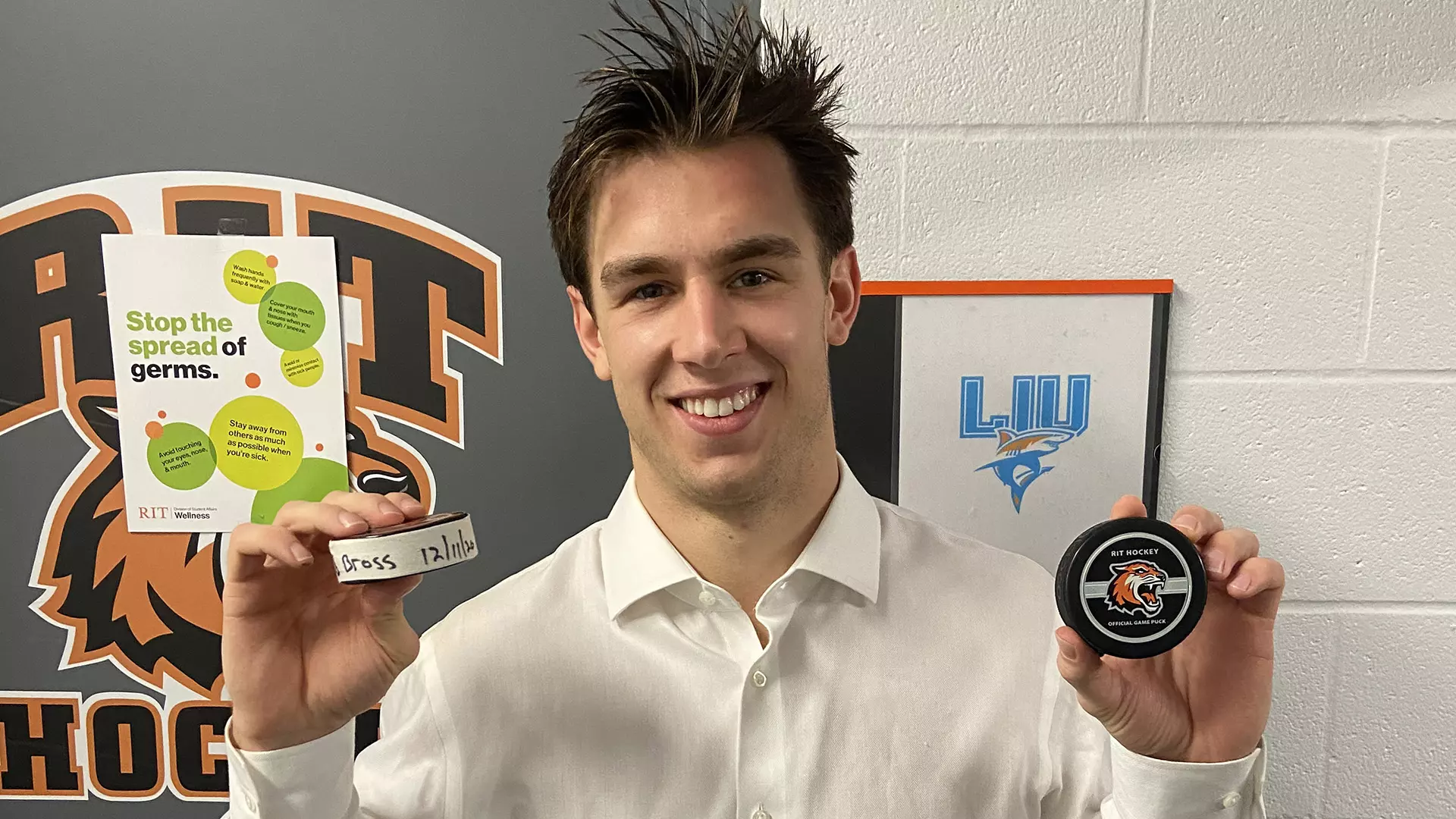 Zack Bross Goal Pucks