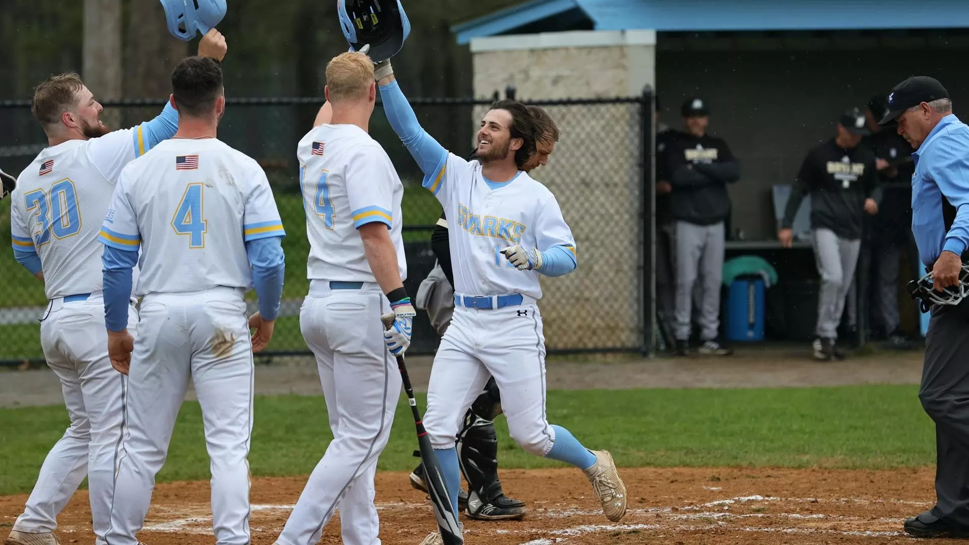 Christopher Hund crosses plate after HR