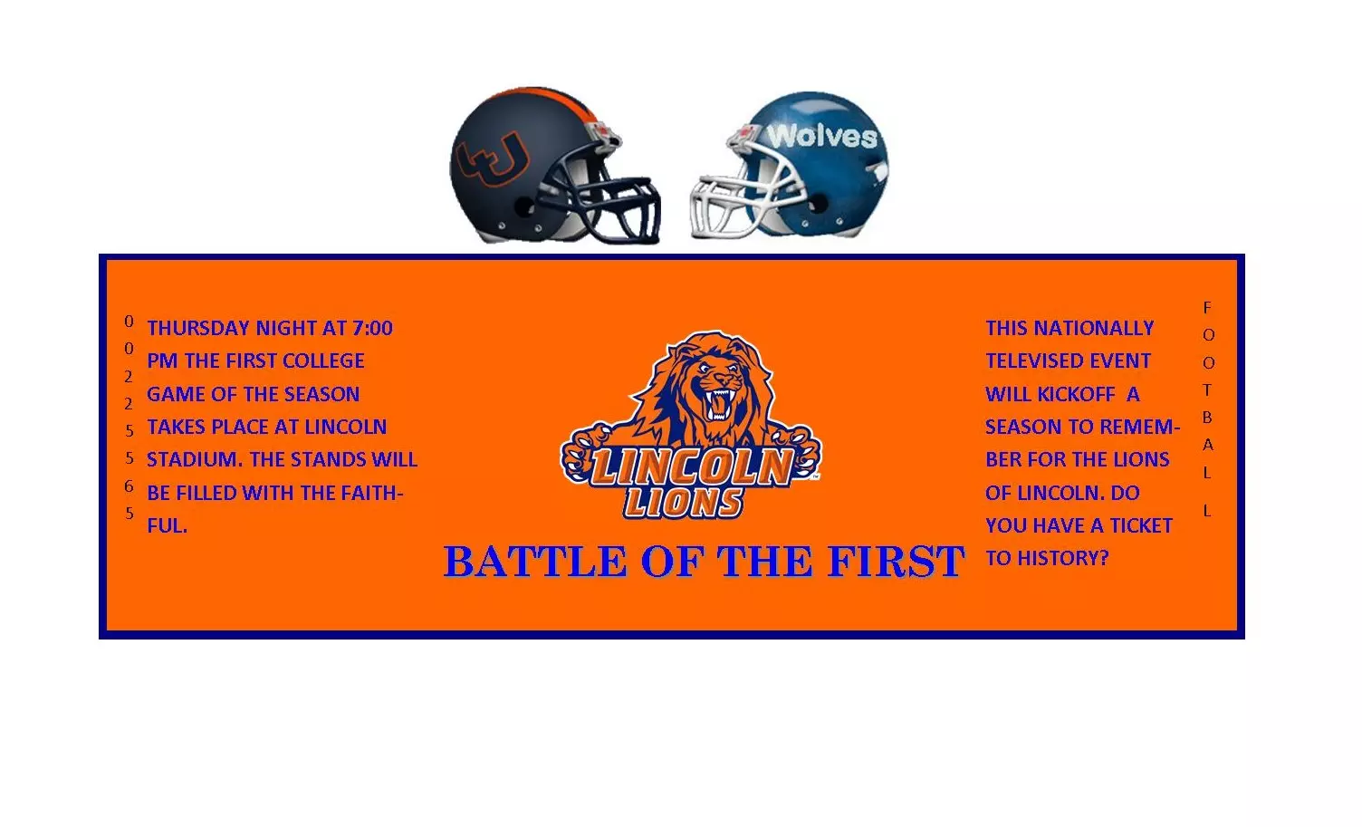 BATTLE OF THE FIRST 2