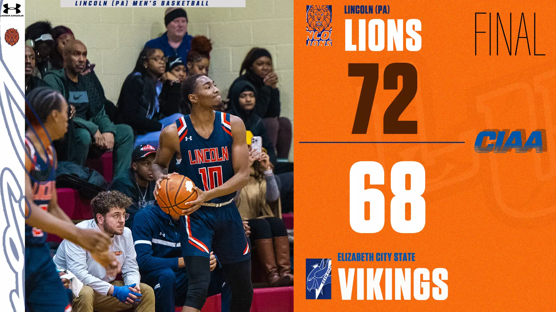 Win vs ECSU 