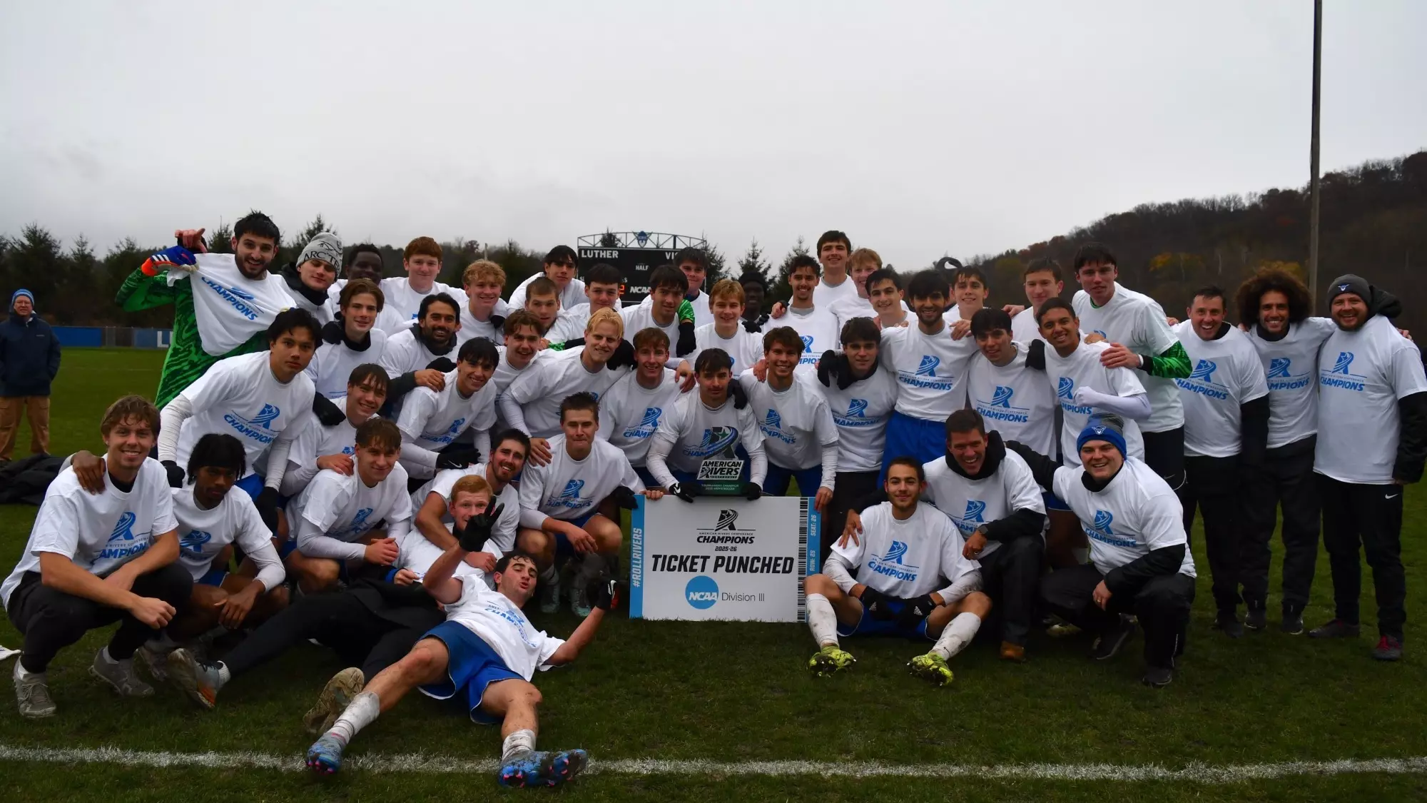 Men's Soccer 2025 A-R-C Tournament Championship with A-R-C T-Shirts