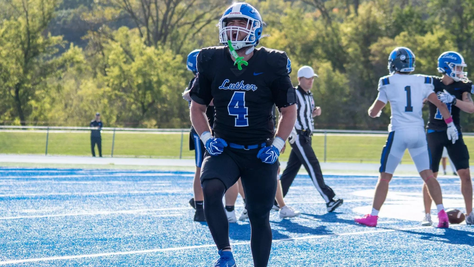 Liam Henry - Celebrates win over Illinois College 2026 