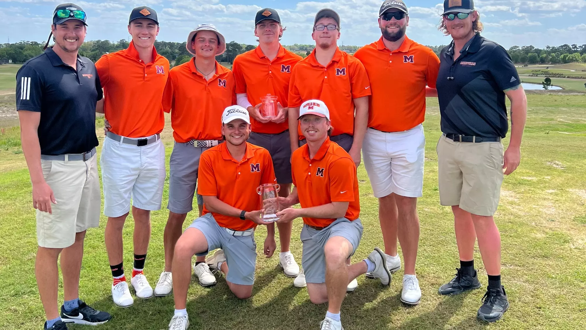 Men's Golf Winning Team in Florida