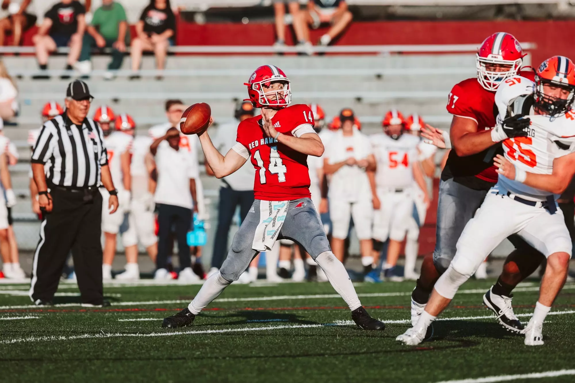 Football Falls Short at TCNJ, 2013 Montclair State University Athletics