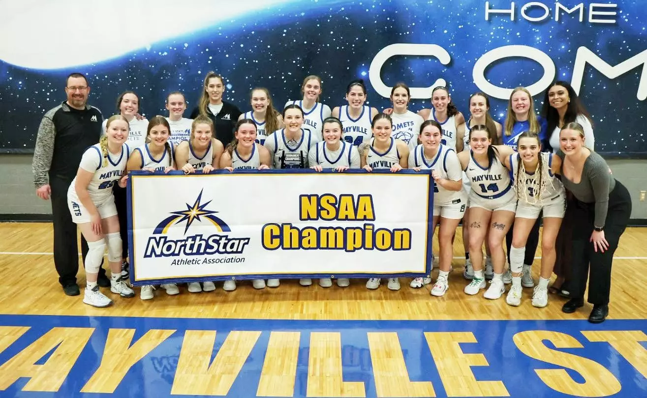 Women's Basketball Wins 2024 NSAA Conference Tournament Mayville