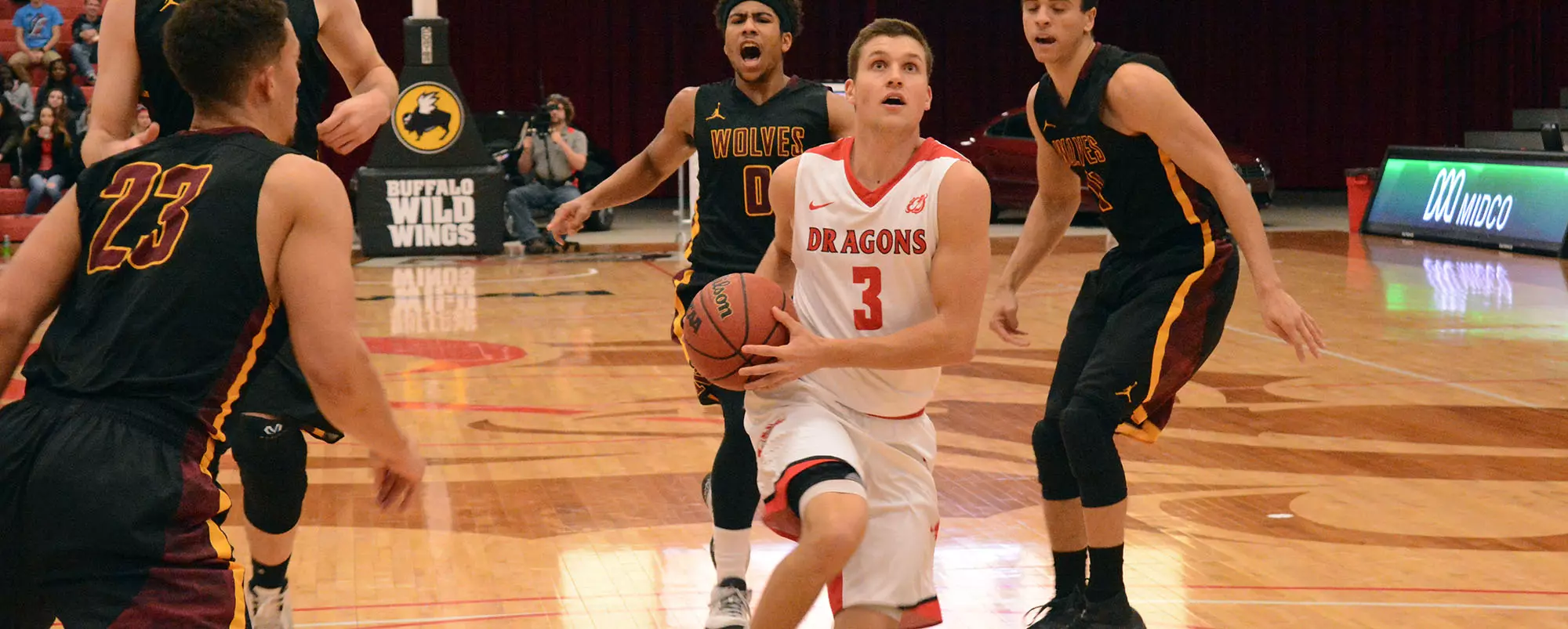 Kretchman drives against Northern State (Taken by Breanna