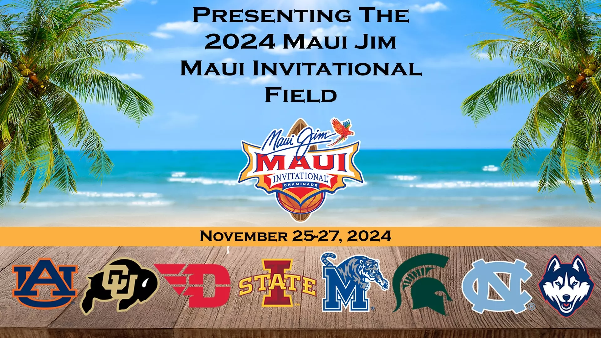 Spartans to Play in Maui Jim Maui Invitational in 2024 Michigan State