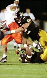 Senior linebacker Sean Doyle.