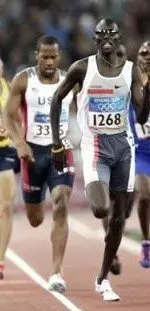 Peterson finishing his race in the Olympic Games (AP photo)