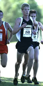 Junior Tim Ross leads Tigers to victory in this years' Missouri Cross Country Challeng (Steve Boyle/Missouri Athletics)