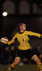 Sophomore goalie Mallory Forst