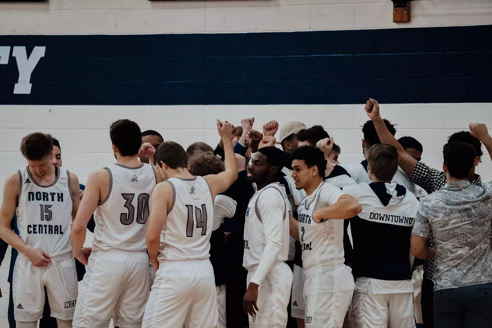 Team huddle